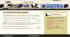 Desktop Screenshot of 10krecruiters.com